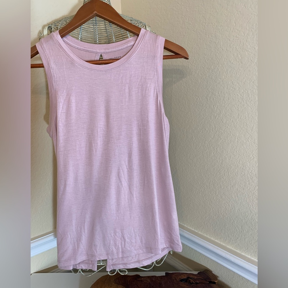 Halogen Light Pink Muscle‎ Tee